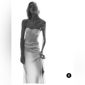 Rhinestone corset midi dress